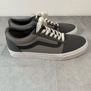 Size 7.5 Vans Ward Retro Gray & Black Sneakers Men’s NWOT No box